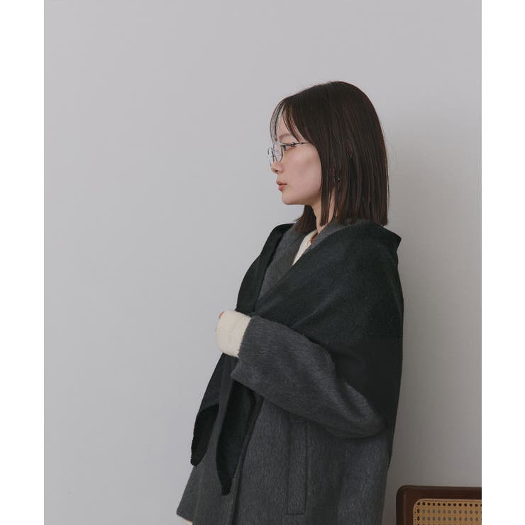 トライアングルニットストール | ad thie | 詳細画像9 