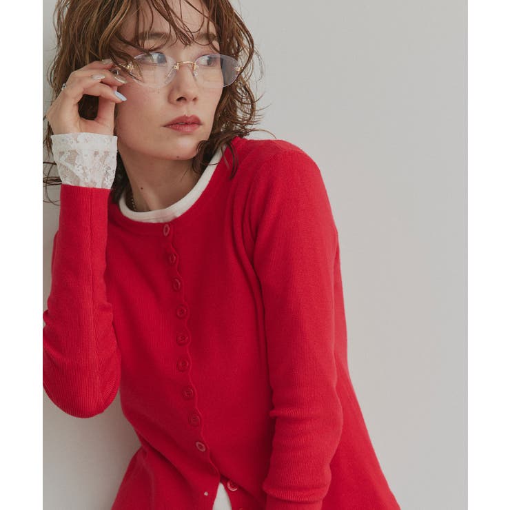 【2026SS新作】コンパクトリブニットカーディガン | ad thie | 詳細画像12 