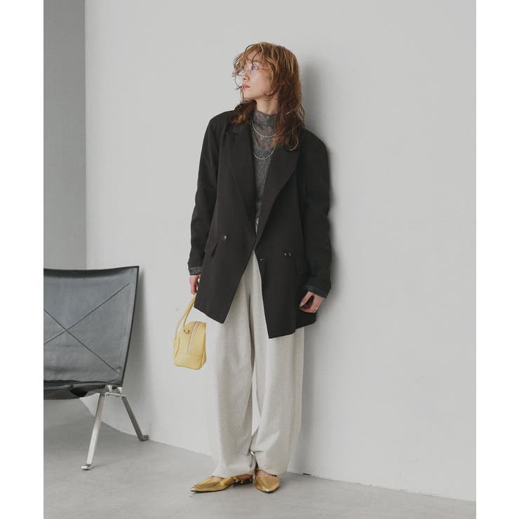 【2026SS新作】オーバーサイズダブルテーラードジャケット | ad thie | 詳細画像26 