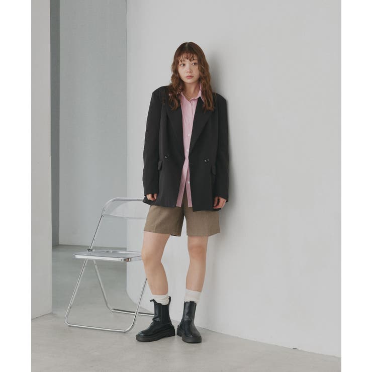 【2026SS新作】オーバーサイズダブルテーラードジャケット | ad thie | 詳細画像32 