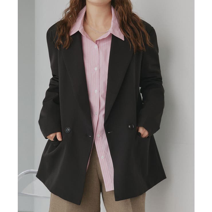 【2026SS新作】オーバーサイズダブルテーラードジャケット | ad thie | 詳細画像35 