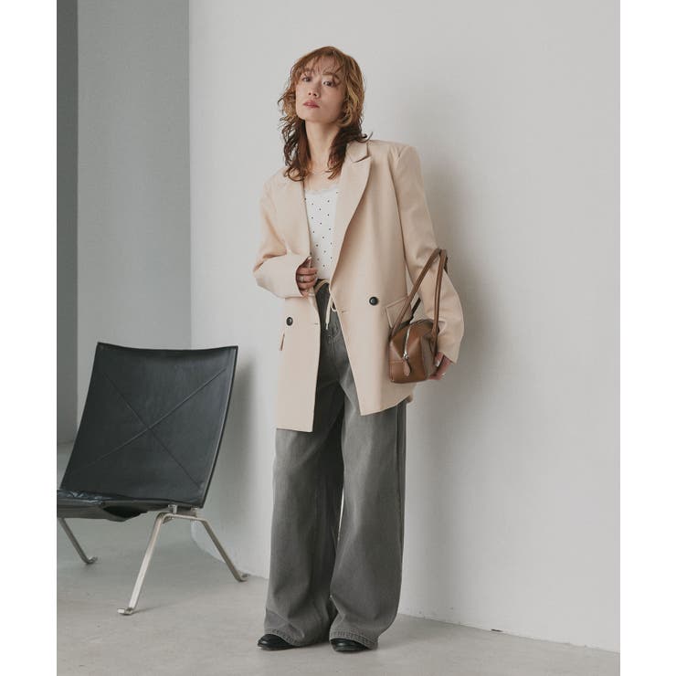【2026SS新作】オーバーサイズダブルテーラードジャケット | ad thie | 詳細画像38 