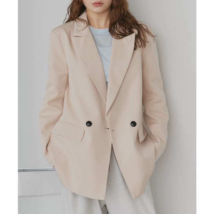 【2026SS新作】オーバーサイズダブルテーラードジャケット | ad thie | 詳細画像44 