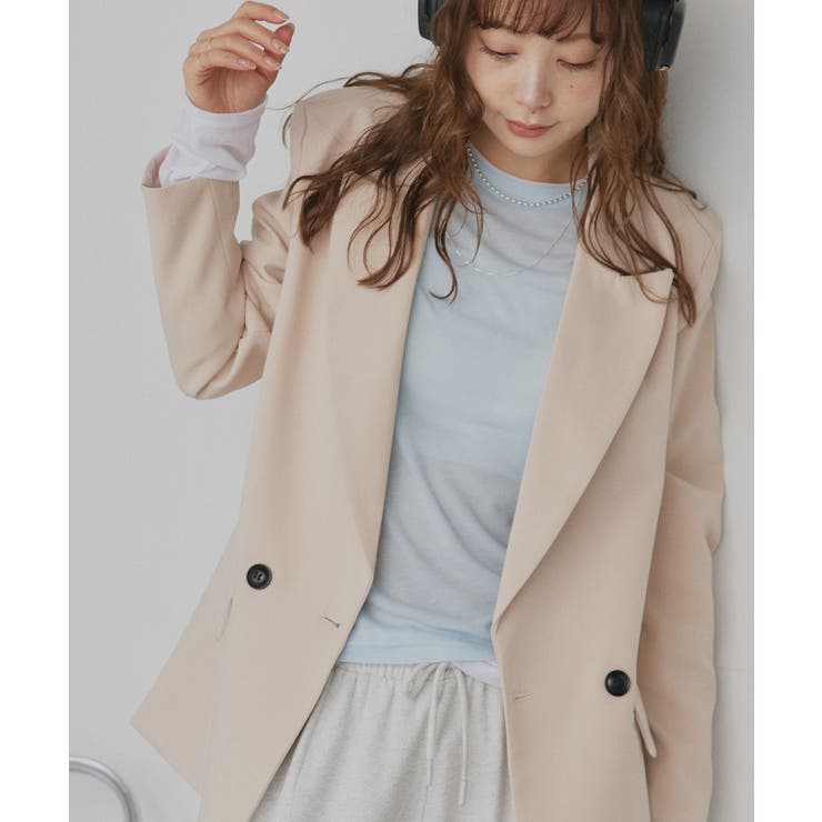 【2026SS新作】オーバーサイズダブルテーラードジャケット | ad thie | 詳細画像47 