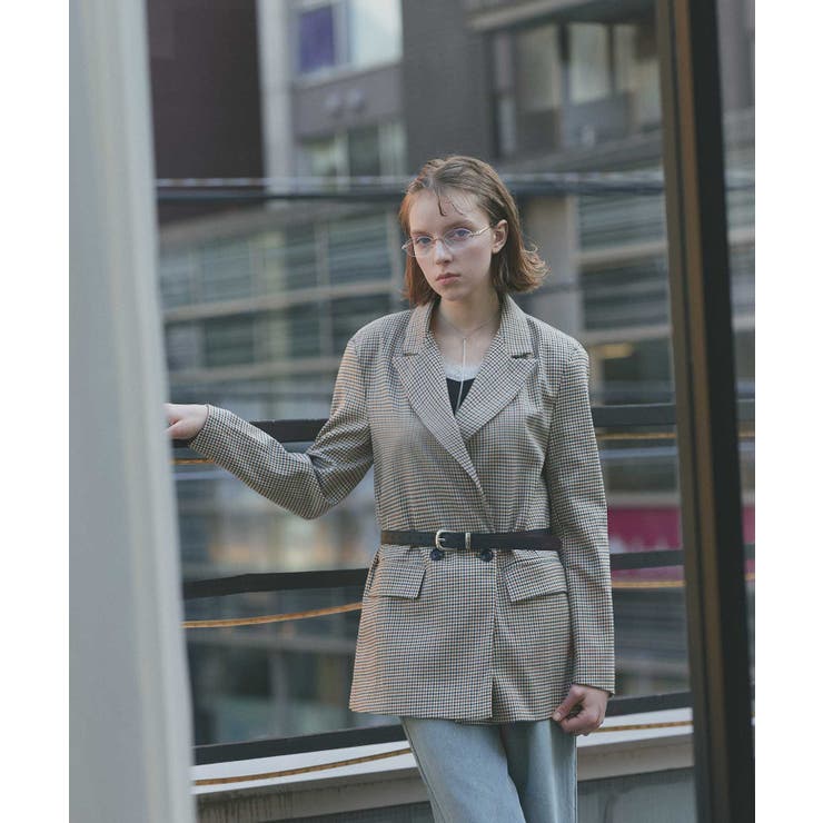 【2026SS新作】オーバーサイズダブルテーラードジャケット | ad thie | 詳細画像6 