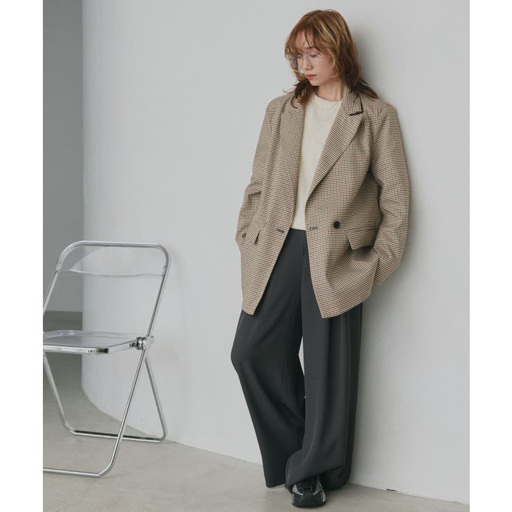 【2026SS新作】オーバーサイズダブルテーラードジャケット | ad thie | 詳細画像8 