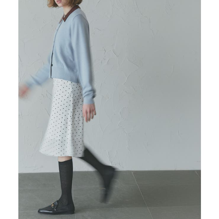 【2026SS新作】ベーシックシアーリブハイソックス | ad thie | 詳細画像4 