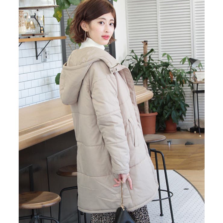 フード付きエコダウンロングコート 春服 春 品番 Adew Ad Thie アドティエ のレディースファッション通販 Shoplist ショップリスト