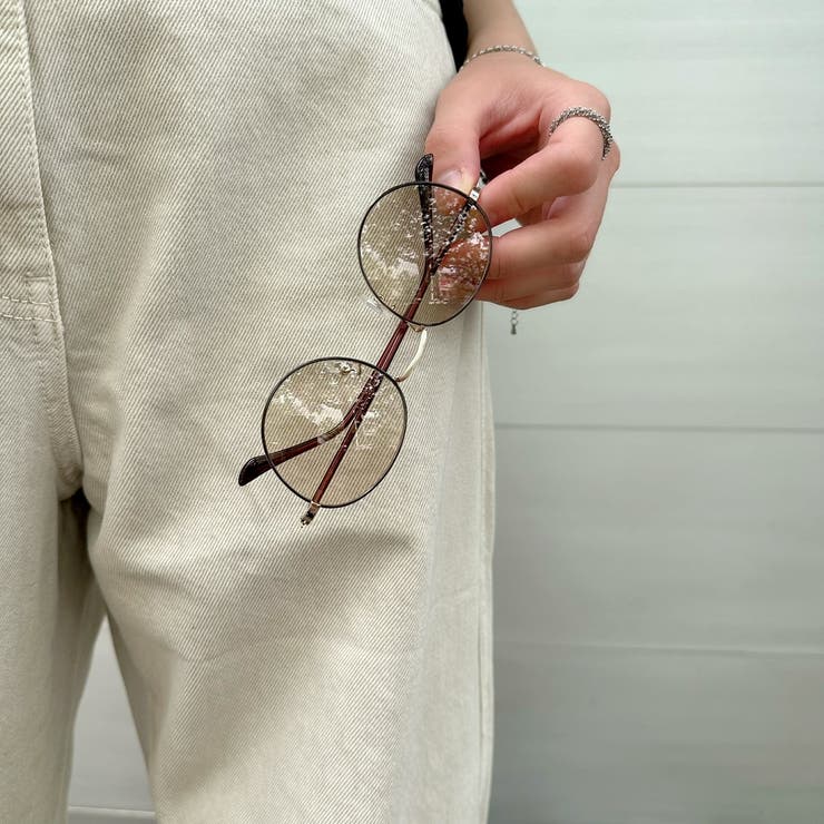 メタルフレームサングラス UVカット ユニセックス | feu | 詳細画像4 