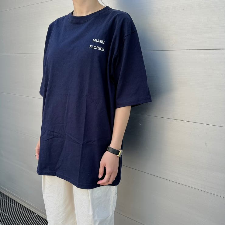 サンセットバックプリントTシャツ トレンド ビックサイズ | feu | 詳細画像14 