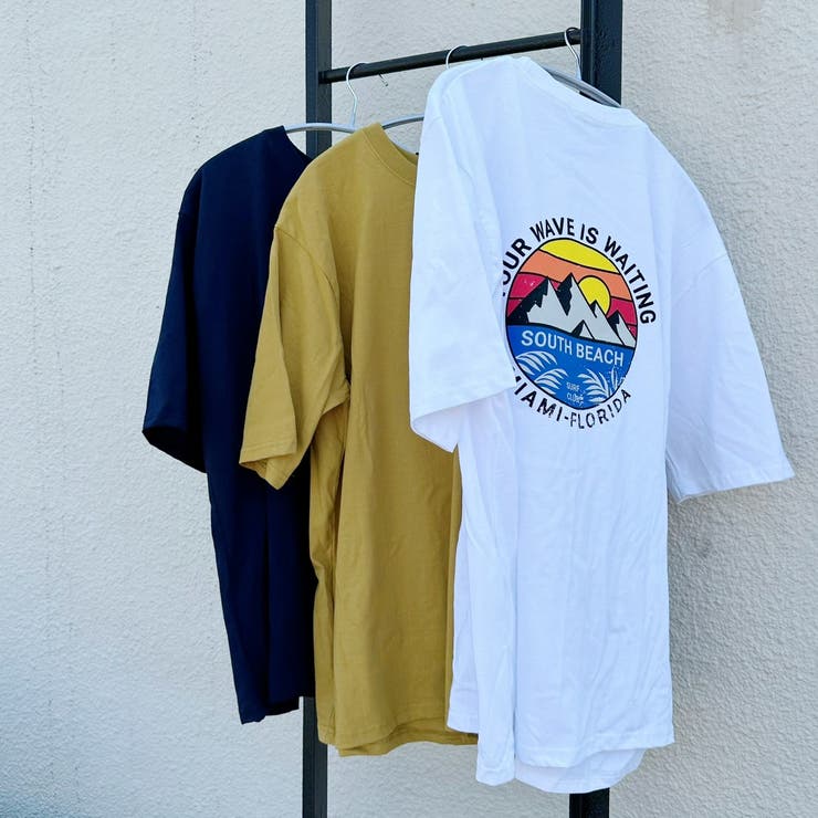 サンセットバックプリントTシャツ トレンド ビックサイズ | feu | 詳細画像2 