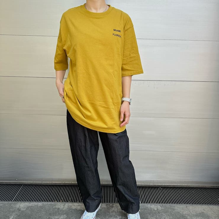 サンセットバックプリントTシャツ トレンド ビックサイズ | feu | 詳細画像6 