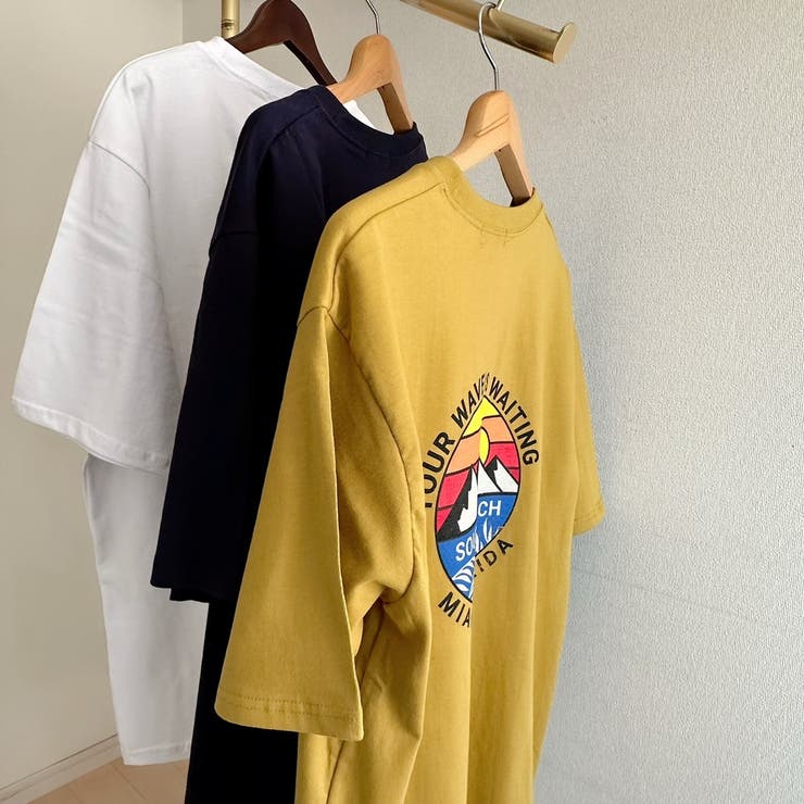 サンセットバックプリントTシャツ トレンド ビックサイズ | feu | 詳細画像8 