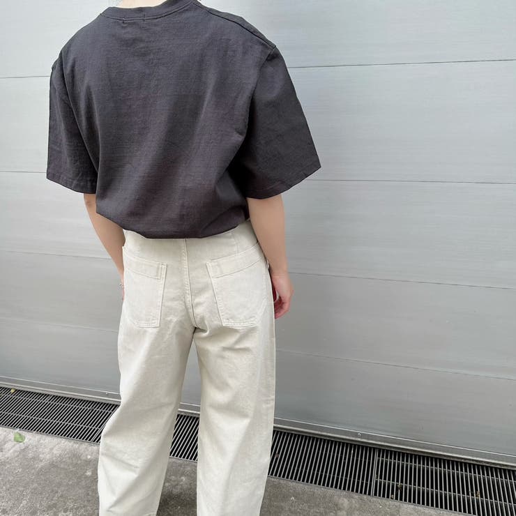 プレーンシンプルTシャツ 無地ビックサイズ 韓国ファッション | feu | 詳細画像7 