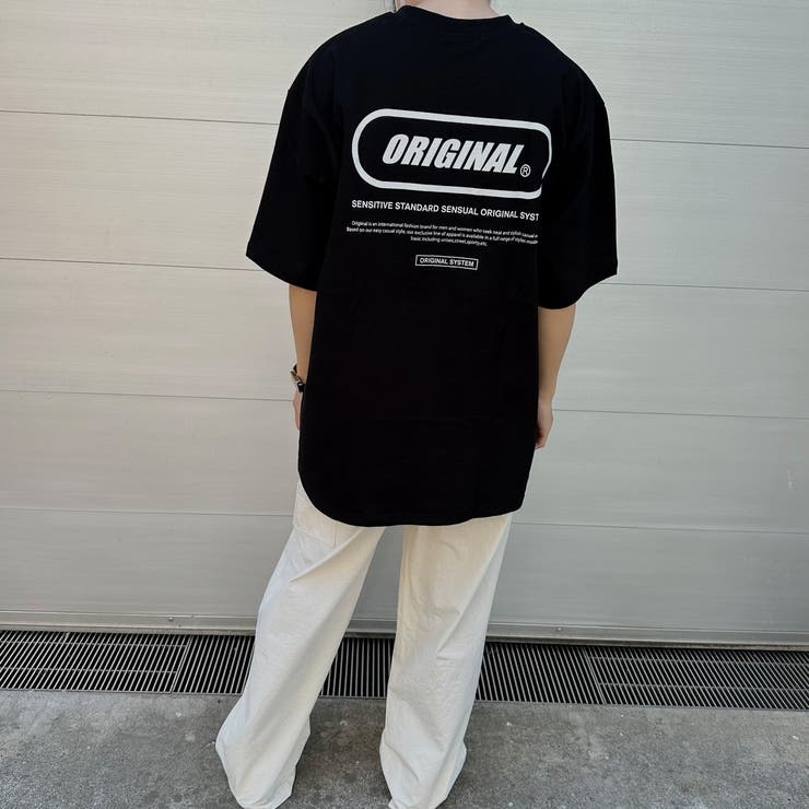 バックプリントロゴビックTシャツ バックプリント ビックサイズ | feu | 詳細画像15 