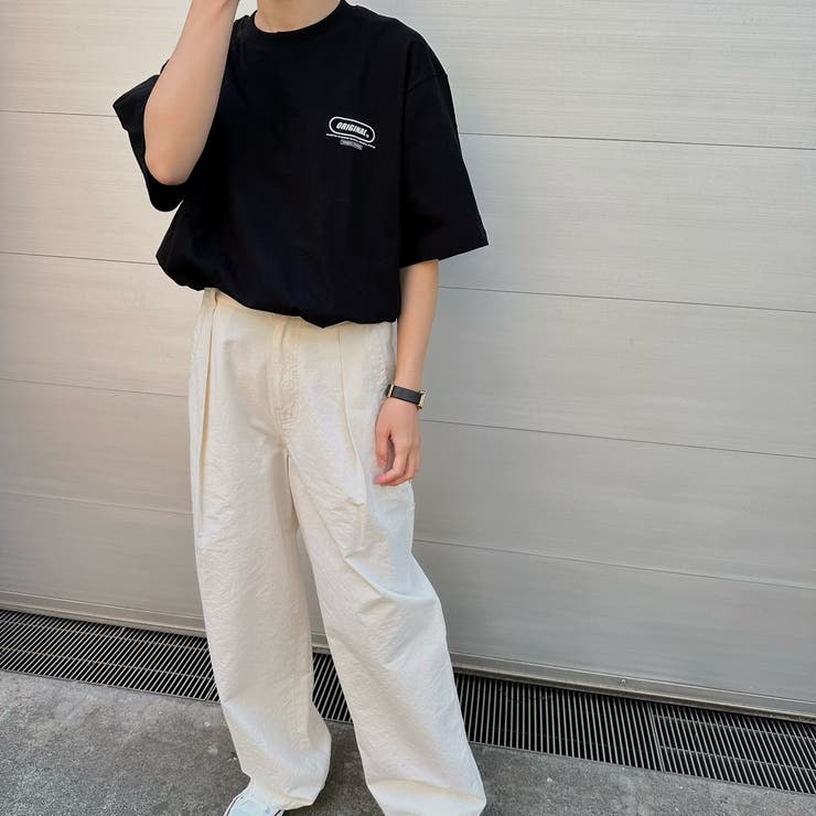 バックプリントロゴビックTシャツ バックプリント ビックサイズ | feu | 詳細画像16 