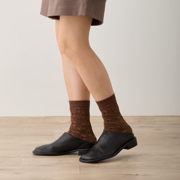 透け編み ソックス 透ける | feu | 詳細画像10 