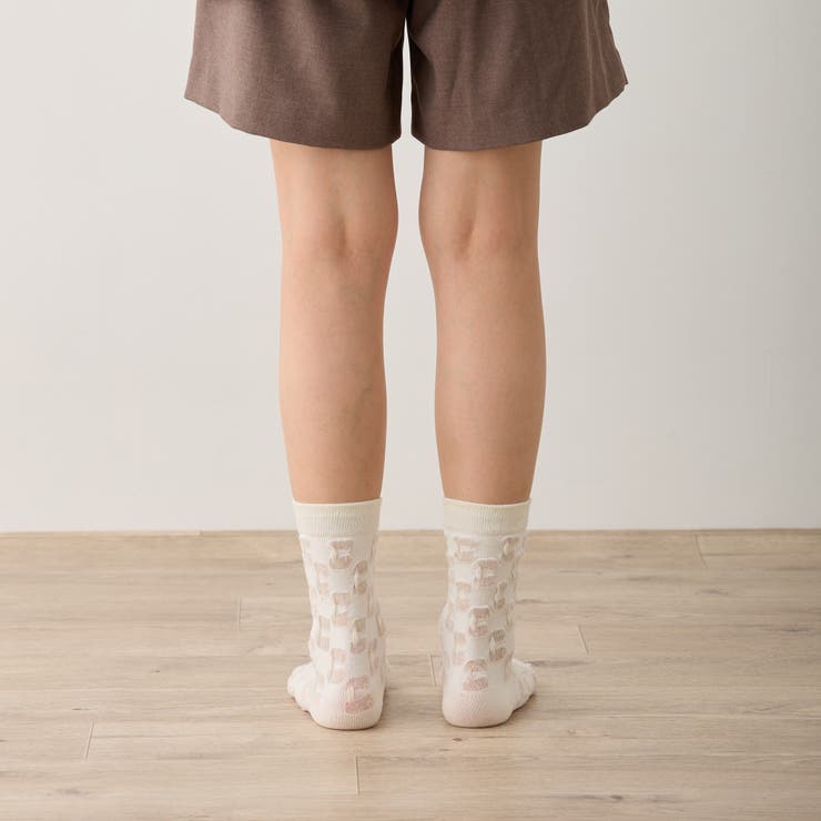 透け編み ソックス 透ける | feu | 詳細画像8 