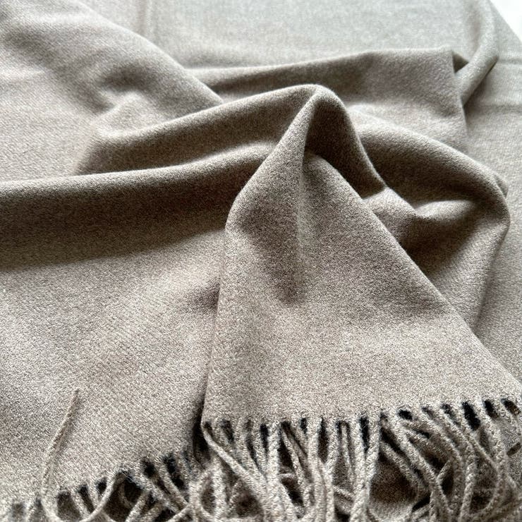 シンプル無地ストールマフラー 幅広い 中厚手 | feu | 詳細画像9 