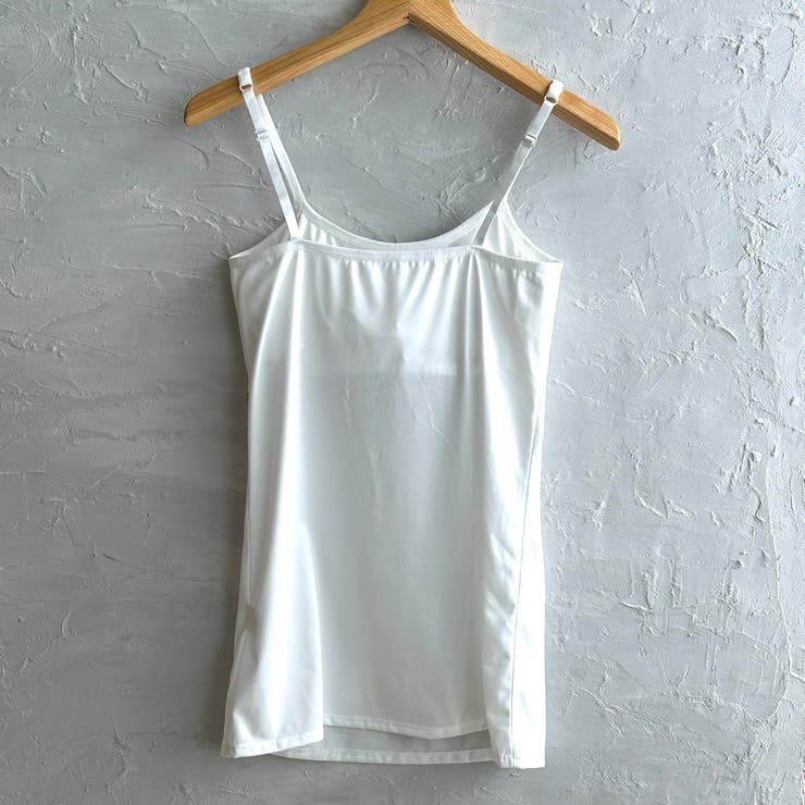 カップ付きキャミソール ブラトップ 着丈長い | feu | 詳細画像10 