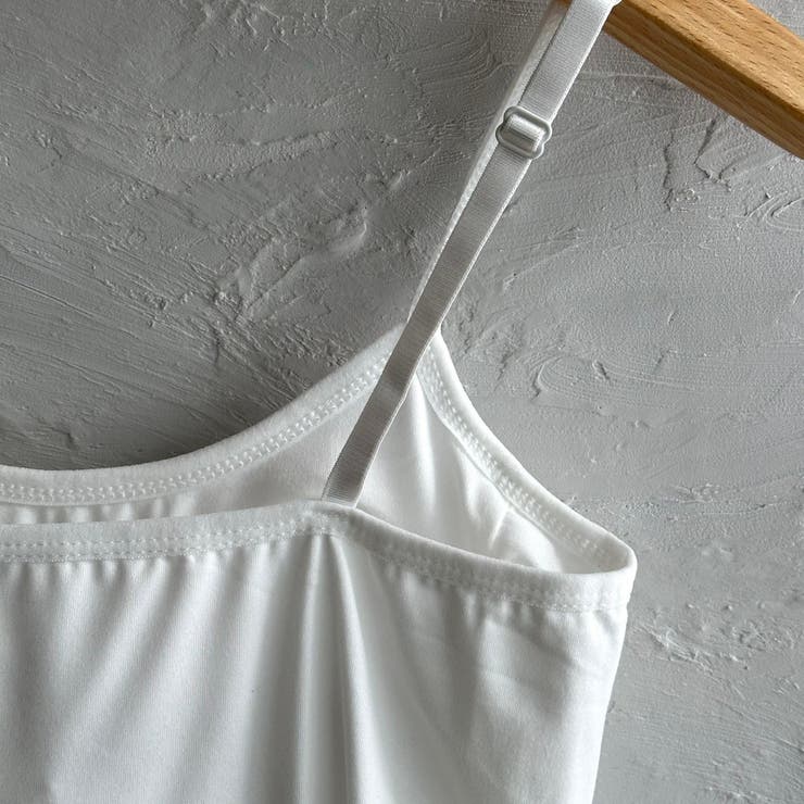 カップ付きキャミソール ブラトップ 着丈長い | feu | 詳細画像8 