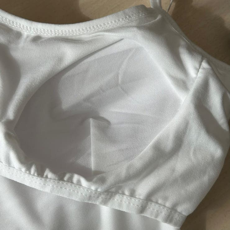 カップ付きキャミソール ブラトップ 着丈長い | feu | 詳細画像9 