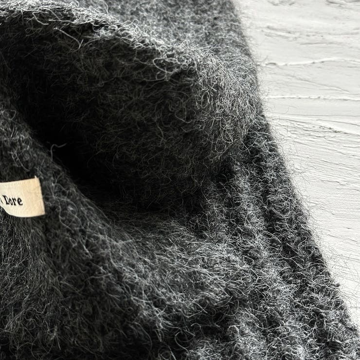 リブマフラー ふんわり 細め | feu | 詳細画像7 