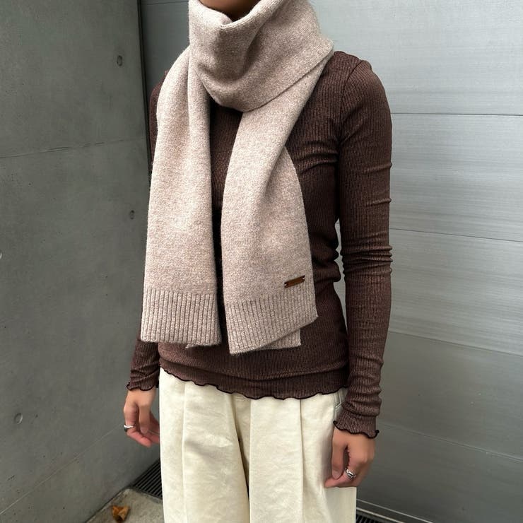 ふんわりマフラー 細め 巻きやすい | feu | 詳細画像3 