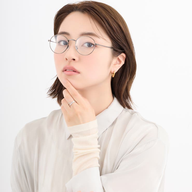 メタルフレームサングラス 99％UVカット ボストン型 | feu | 詳細画像3 