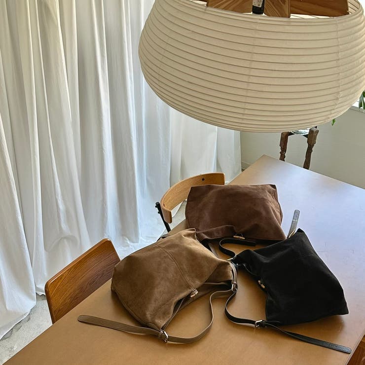 スウェード調ビックショルダーバッグ A4 大容量 | feu | 詳細画像11 