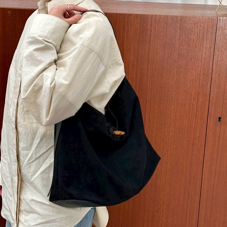 スウェード調ビックショルダーバッグ A4 大容量 | feu | 詳細画像4 