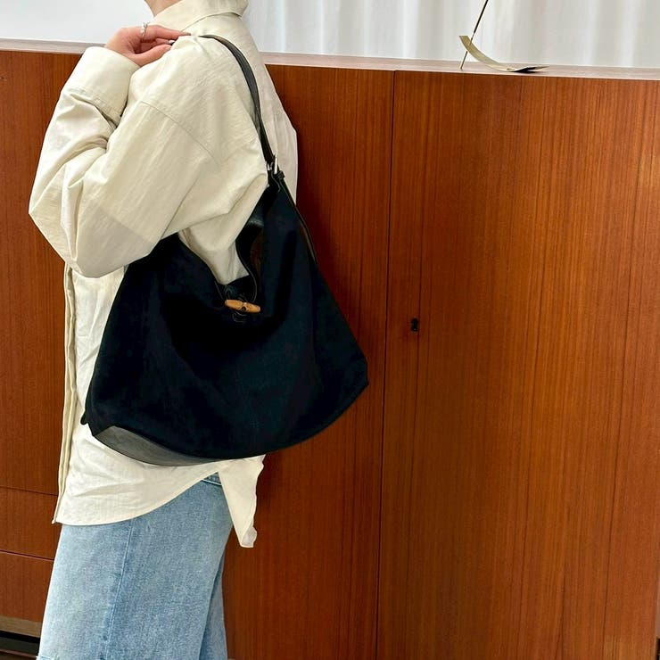 スウェード調ビックショルダーバッグ A4 大容量 | feu | 詳細画像5 