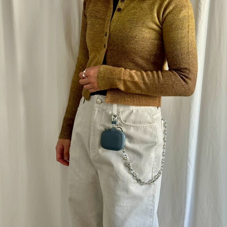 本革キーケース キーチャーム ポーチ | feu | 詳細画像3 