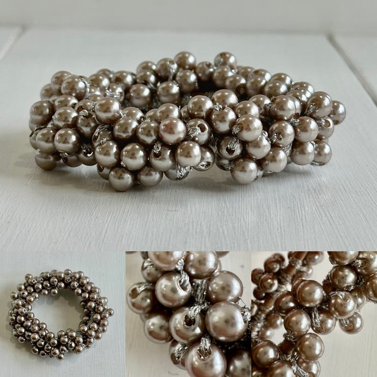 樹脂パールヘアゴム ボリューム きらきら | feu | 詳細画像10 