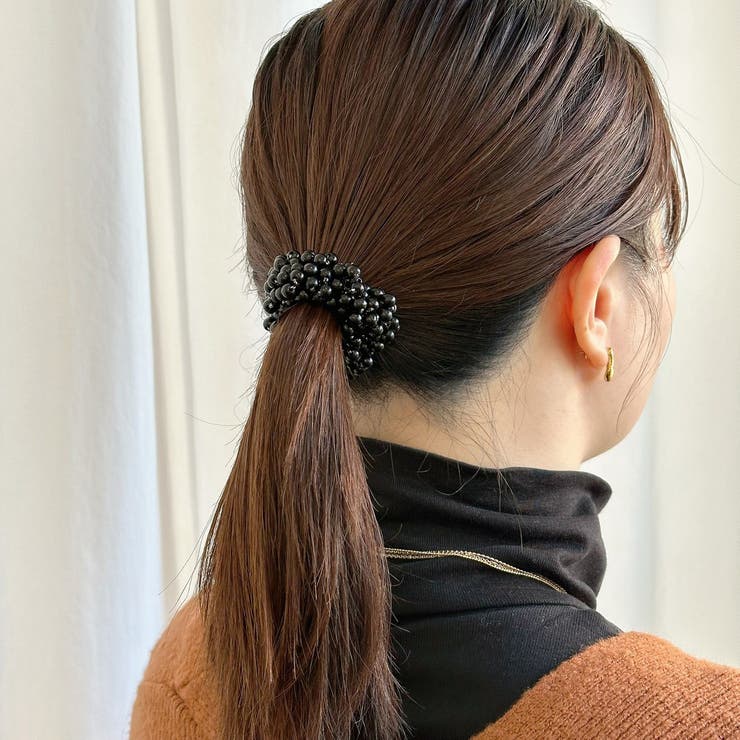 樹脂パールヘアゴム ボリューム きらきら | feu | 詳細画像11 