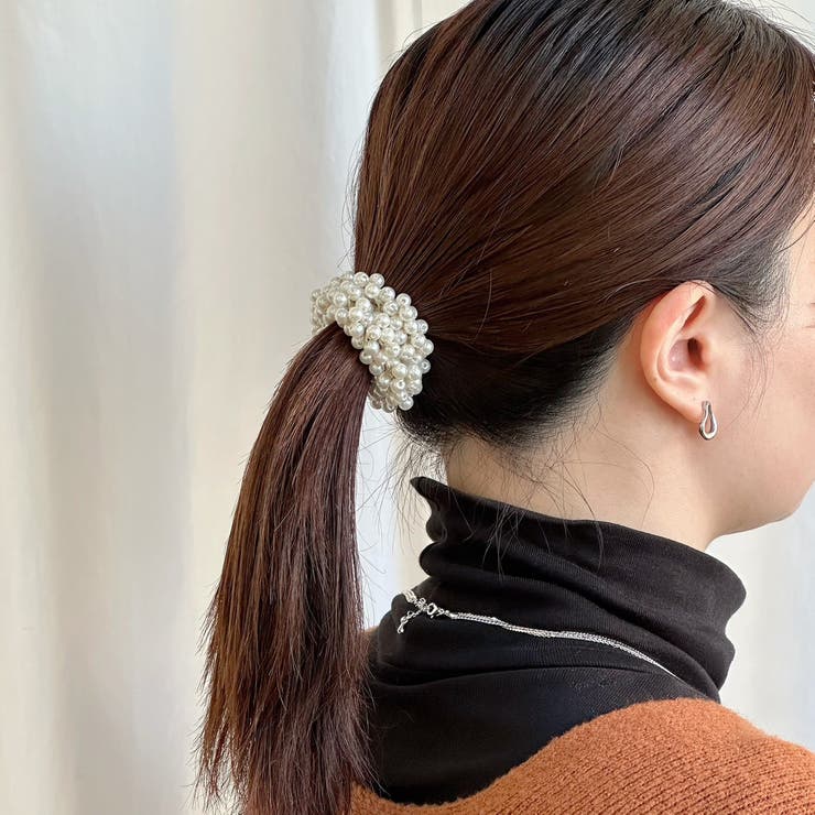 樹脂パールヘアゴム ボリューム きらきら | feu | 詳細画像9 