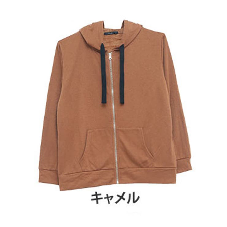 ジップタイプ/キャメル