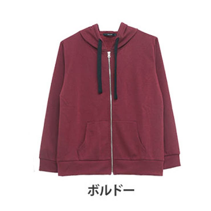 ジップタイプ/ボルドー