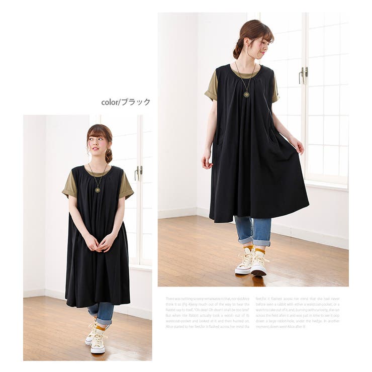 nothing better ネイビー長袖ワンピース（DRIES VAN NOTEN (ドリス  