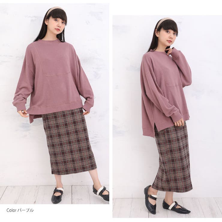 トンプキン裏毛 フロント切替 プルオーバー | A Happy Marilyn | 詳細画像7 