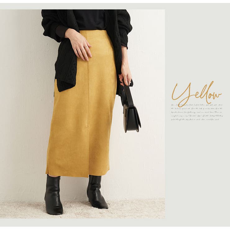 Laveange スエードライク ロングスカート 品番 Ah A Happy Marilyn アハッピーマリリン のレディースファッション通販 Shoplist ショップリスト