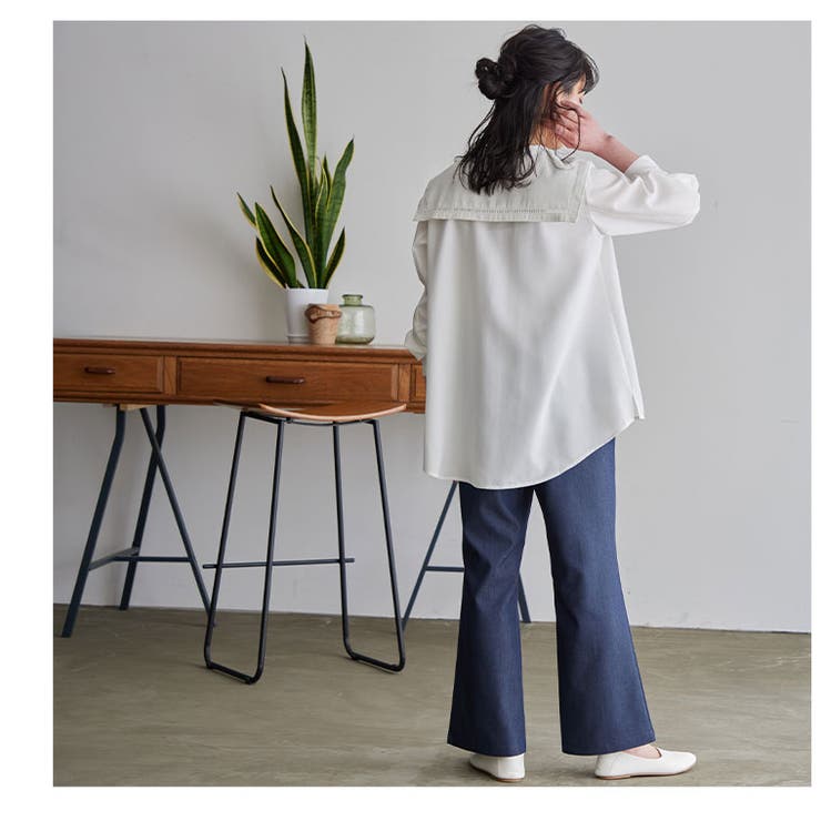 LUMFORLEproducedbyMy:nia セーラーカラー ブラウス | A Happy Marilyn | 詳細画像11 