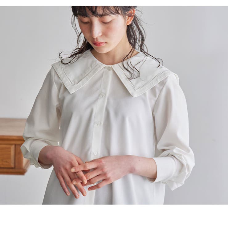 LUMFORLEproducedbyMy:nia セーラーカラー ブラウス | A Happy Marilyn | 詳細画像16 