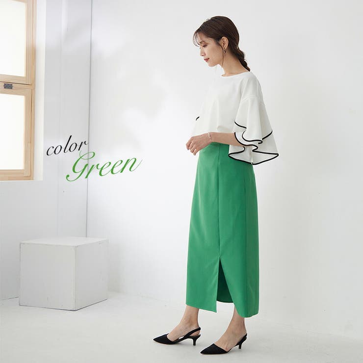 Rin ダブルクロス ペンシルスカート | A Happy Marilyn | 詳細画像17 