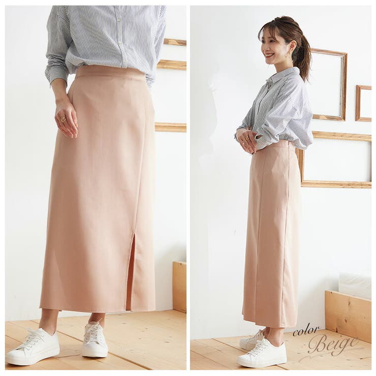 Rin ダブルクロス ペンシルスカート | A Happy Marilyn | 詳細画像18 