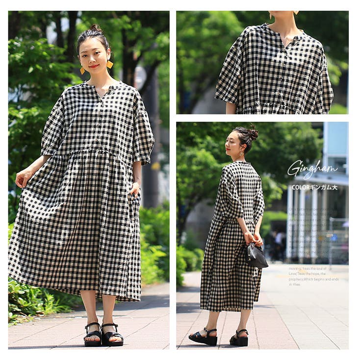 さらりっコットン100% ギャザー シャツワンピース | A Happy Marilyn | 詳細画像14