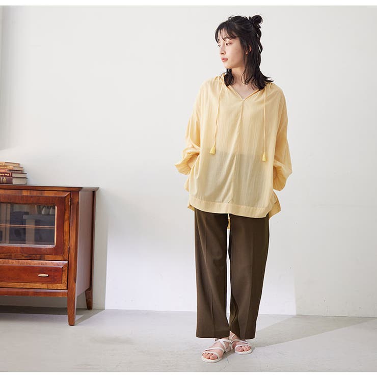 LUMFORLEproducedbyMy:nia ワイド テーパードパンツ | A Happy Marilyn | 詳細画像11 