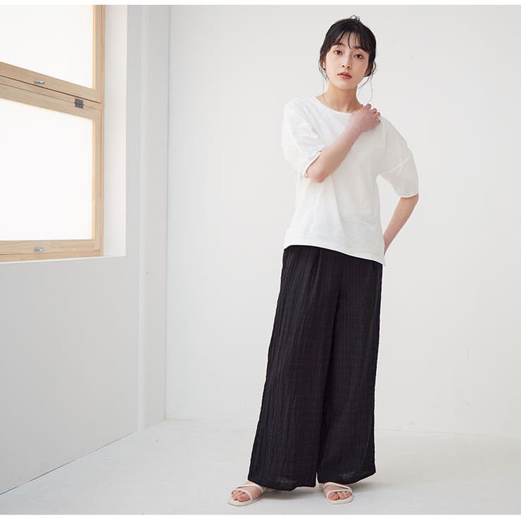 LUMFORLEproducedbyMy:nia チェック ワイドパンツ | A Happy Marilyn | 詳細画像7 