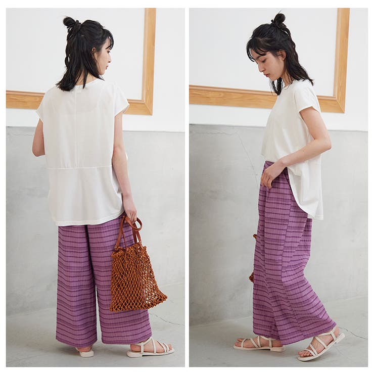 LUMFORLEproducedbyMy:nia チェック ワイドパンツ | A Happy Marilyn | 詳細画像15 