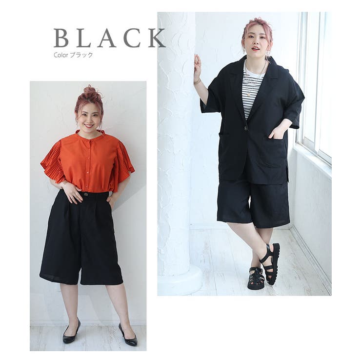 ラファモプロデュース リネンライク バミューダパンツ | A Happy Marilyn | 詳細画像19 